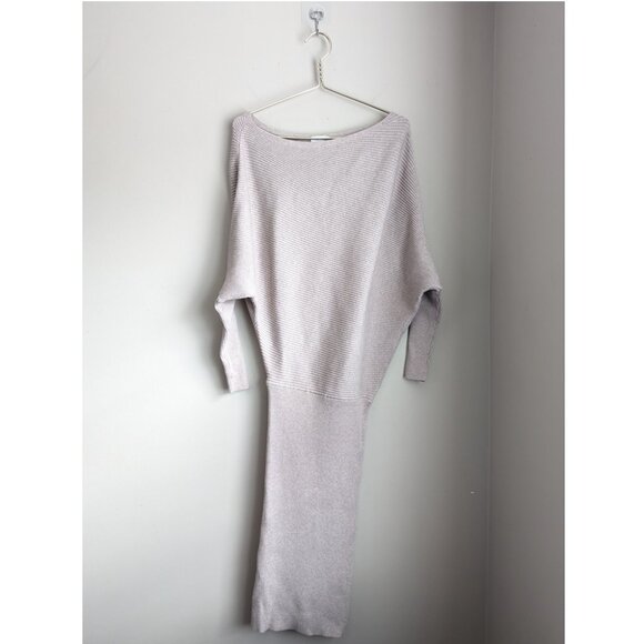 Reiss Lara Off-The-Shoulder Ribbed Midi Dress - Picture 6 of 16